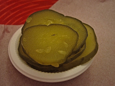 Omakase Burger, pickles