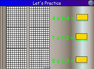 Smartboard's Interactive Math Lesson - Multiplying Decimals (notebook file)