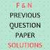 FIELDS AND NETWORKS SOLUTIONS FOR PREVIOUS YEAR PAPER