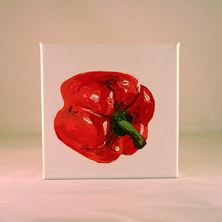 red pepper painting