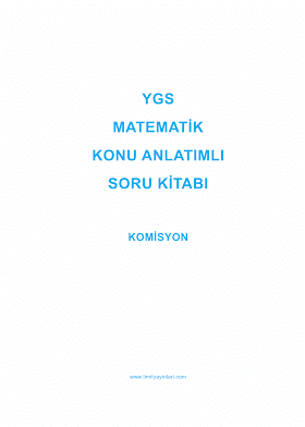 Limit TYT Matematik Konu Anlatımlı Soru Bankası PDF