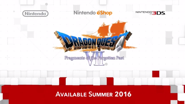 Dragon Quest VII Fragments of the Forgotten Past North America release date 3DS