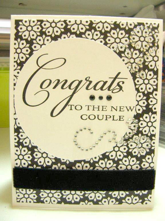 One more card for the nightthis one is an elegant wedding card using lots 