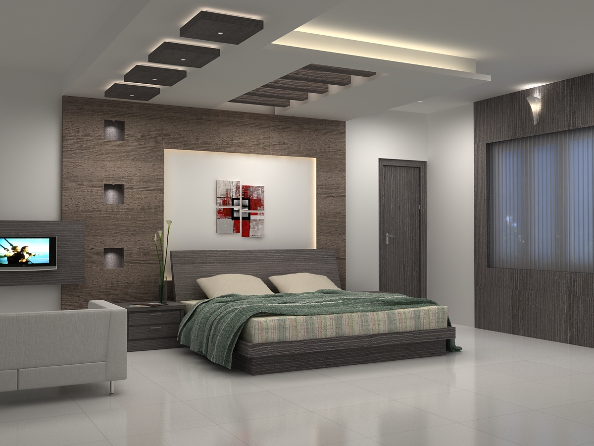 44 Desain Plafon Kamar Tidur Modern Dan Cantik Rumah Minimalis
