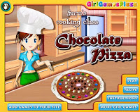 Permainan Memasak Sara Pizza Cokelat