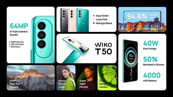 WIKO T10 and WIKO T50