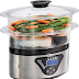 Hamilton Beach Digital Electric Food Steamer & Rice Cooker for Quick, Healthy Cooking for Vegetables and Seafood, 