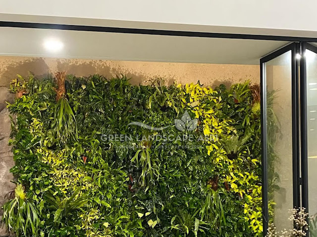 Jasa Vertical Garden Gresik Profesional - Pembuatan Taman Vertikal Tanaman Asli