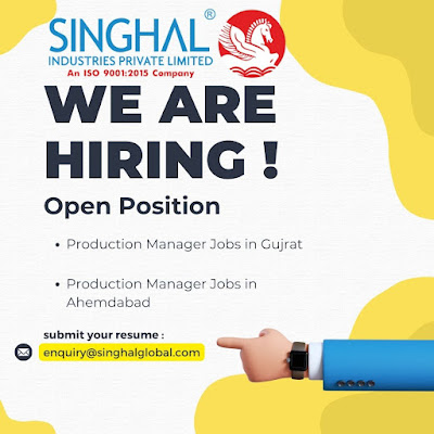 Production Manager Jobs in Ahmedabad