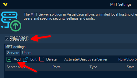 VisualCron: MFT (Managed File Transfer)