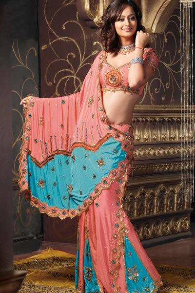 Lehenga-Style-Saree