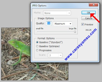 klik menu OK di photoshop