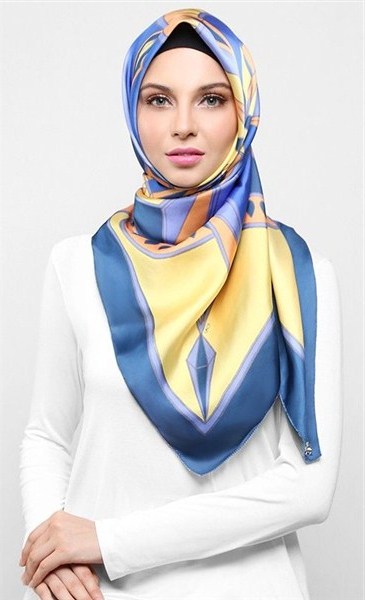model hijab segi empat terbaru