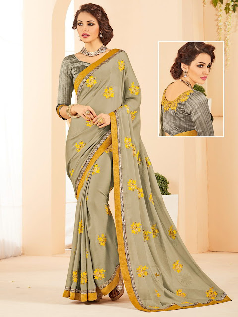 stunning half n half saree online