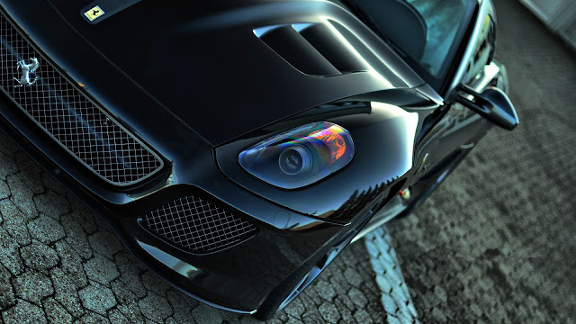 Ferrari 599 GTO Black HD Wallpaper