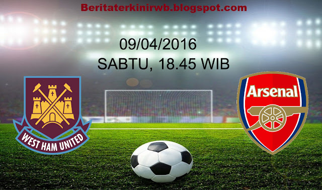 Prediksi West Ham vs Arsenal 09/04/2016