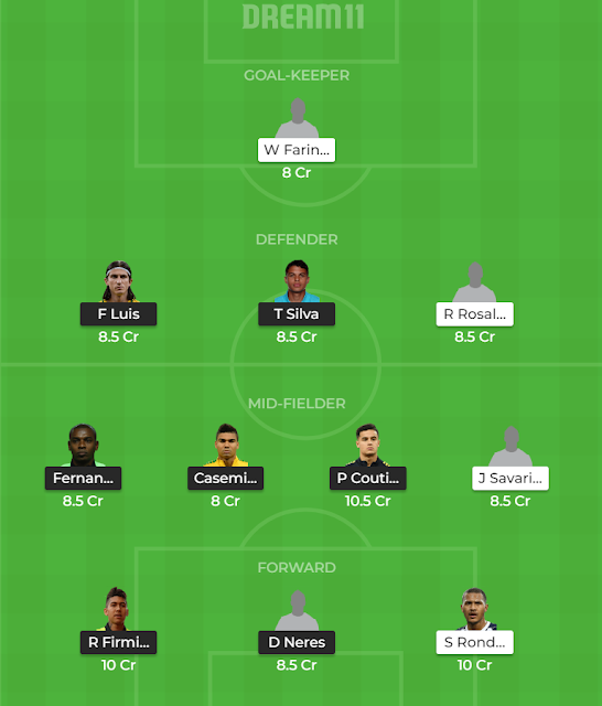 BRZ vs VEN Dream11 | Brazil vs Venezuela | Fantasy Football Predictions | Probable11 | Team News | 19 June 2019 | Today Match Prediction | Copa America 2019