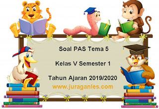 Berikut ini adalah kumpulan file download Soal PAS Soal PAS / UAS Tema 5 Kelas 5 SD/MI Semester 1 K13 Terbaru 2019/2020