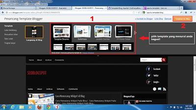 Cara Mengganti Template Blog di Blogger - SEOBlogspot - Cara Mengganti Template Blog di Blogger