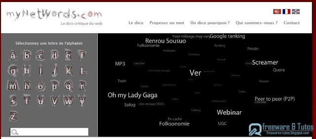 Le site du jour : MyNetWords