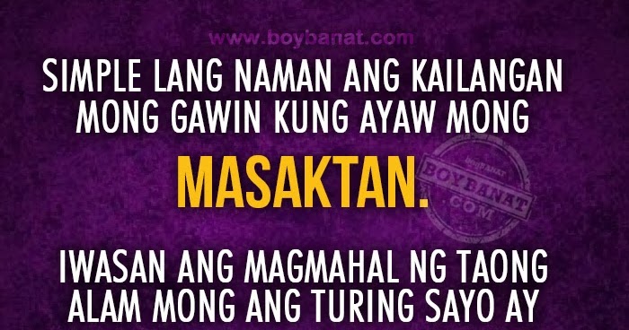 Kaibigan Lang Quotes and and Tagalog Friendship Sayings ~ Boy Banat