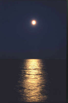 Moon over Sea