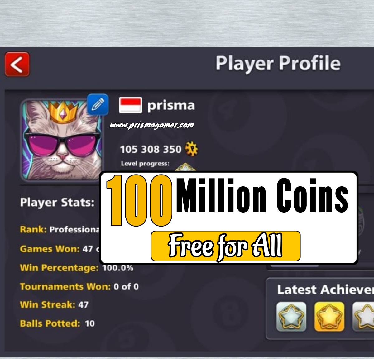 8 Ball Pool Coins For Free 100 Million 10 Accounts Giveaway