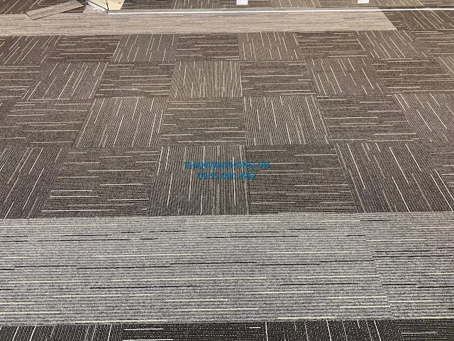 thảm văn phòng, thảm tấm đế cao su