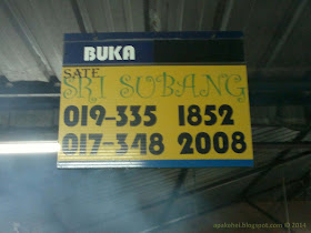 No telefon Satay Sri Subang