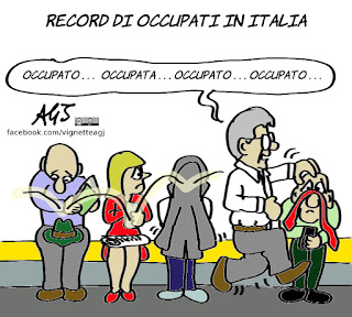 lavoro, occupazione, disoccupazione, istat, gentiloni, jobs act, vignetta, satira