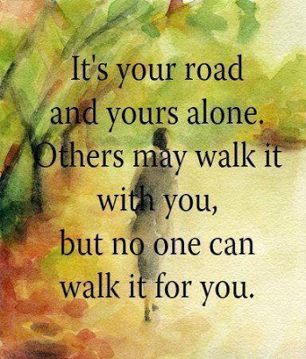 It's your road, and yours alone