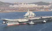 Chinese Aircraft Carrier Liaoning CV 16 has recently returned after . (using the aircraft tug to exercise the arrest cable)