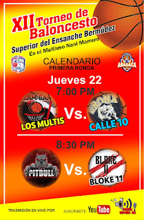 CONTINÚA EL XII TORNEO DE BALONCESTO SUPERIOR DEL ENSANCHE BERMÚDEZ