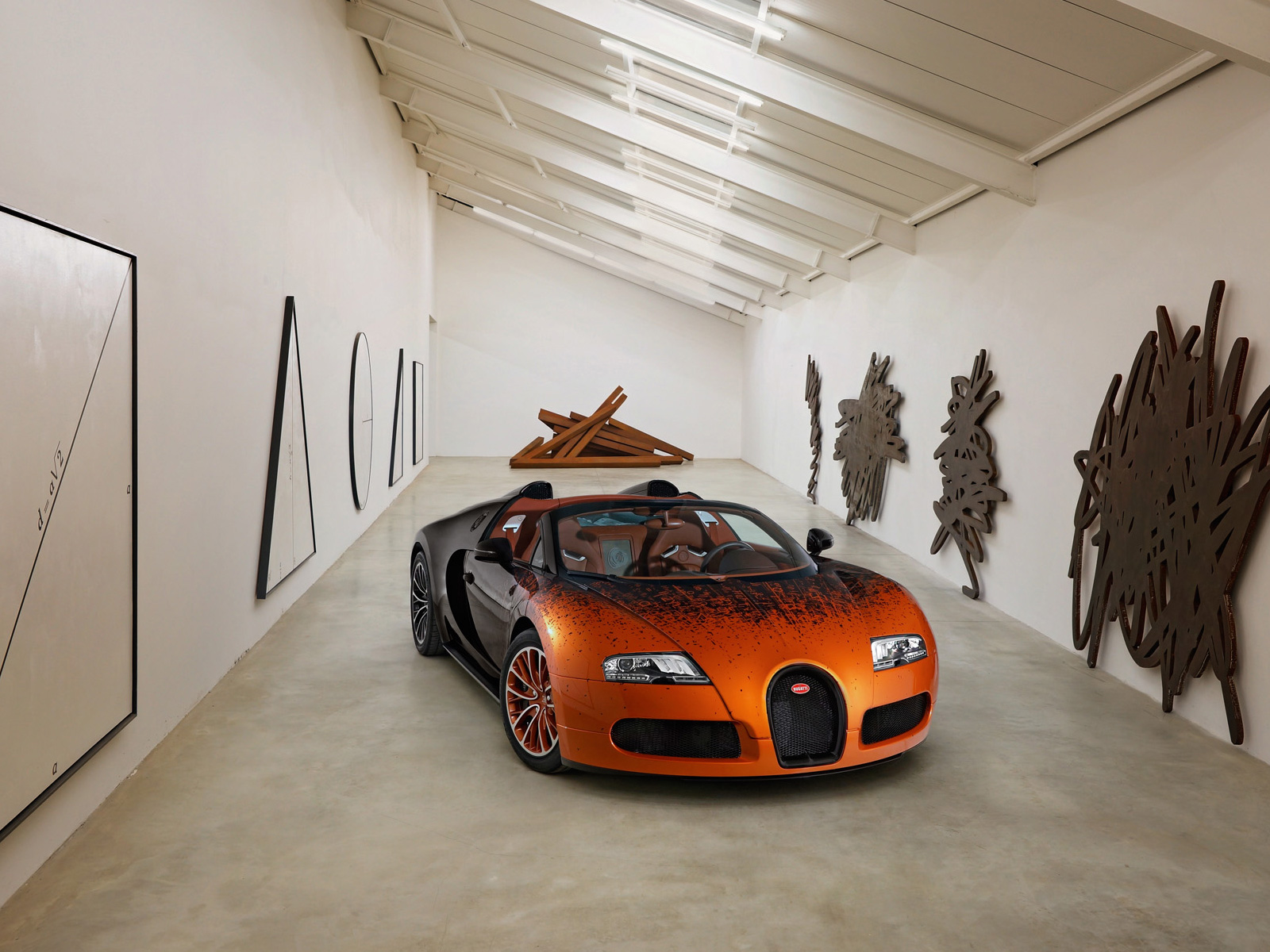 2012 Bugatti Veyron Grand Sport Modifikasi Bernar Venet Vanti