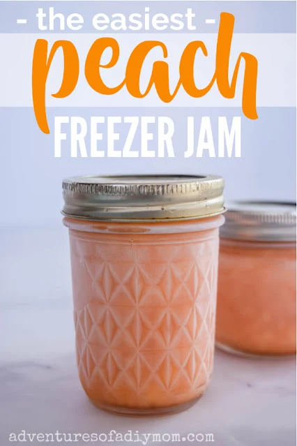 peach freezer jam