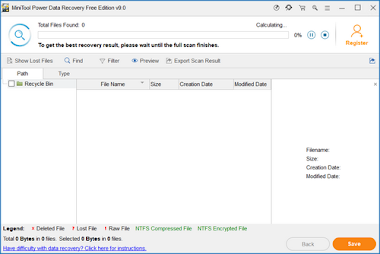 MiniTool Power Data Recovery Technician Terbaru Full Version
