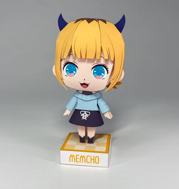 MEM-cho (Oshi No Ko) Papercraft Chibi by June