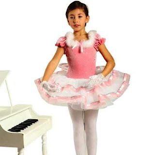 Model Kostum Balet Anak Cantik Warna Pink