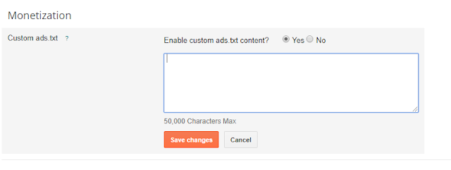 Solusi Mudah Untuk Menyeselasikan Permasalahan Ads.txt Pada Google AdSense