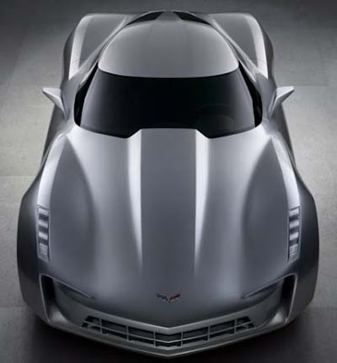 The Chevrolet Stingray Concept design is influenced by the original Stingray