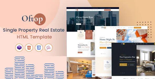 Single Property Real Estate HTML Template