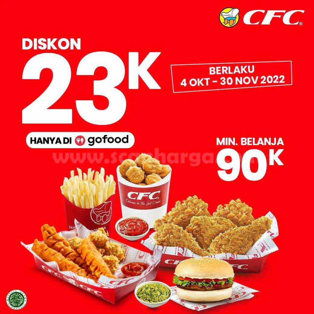 Promo CFC GOFOOD DISKON hingga 23RIBU