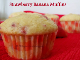 Strawberry Banana Muffins