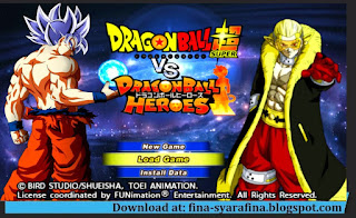 DBZ TTT Super Vs Heroes Final ISO PPSSPP for Android