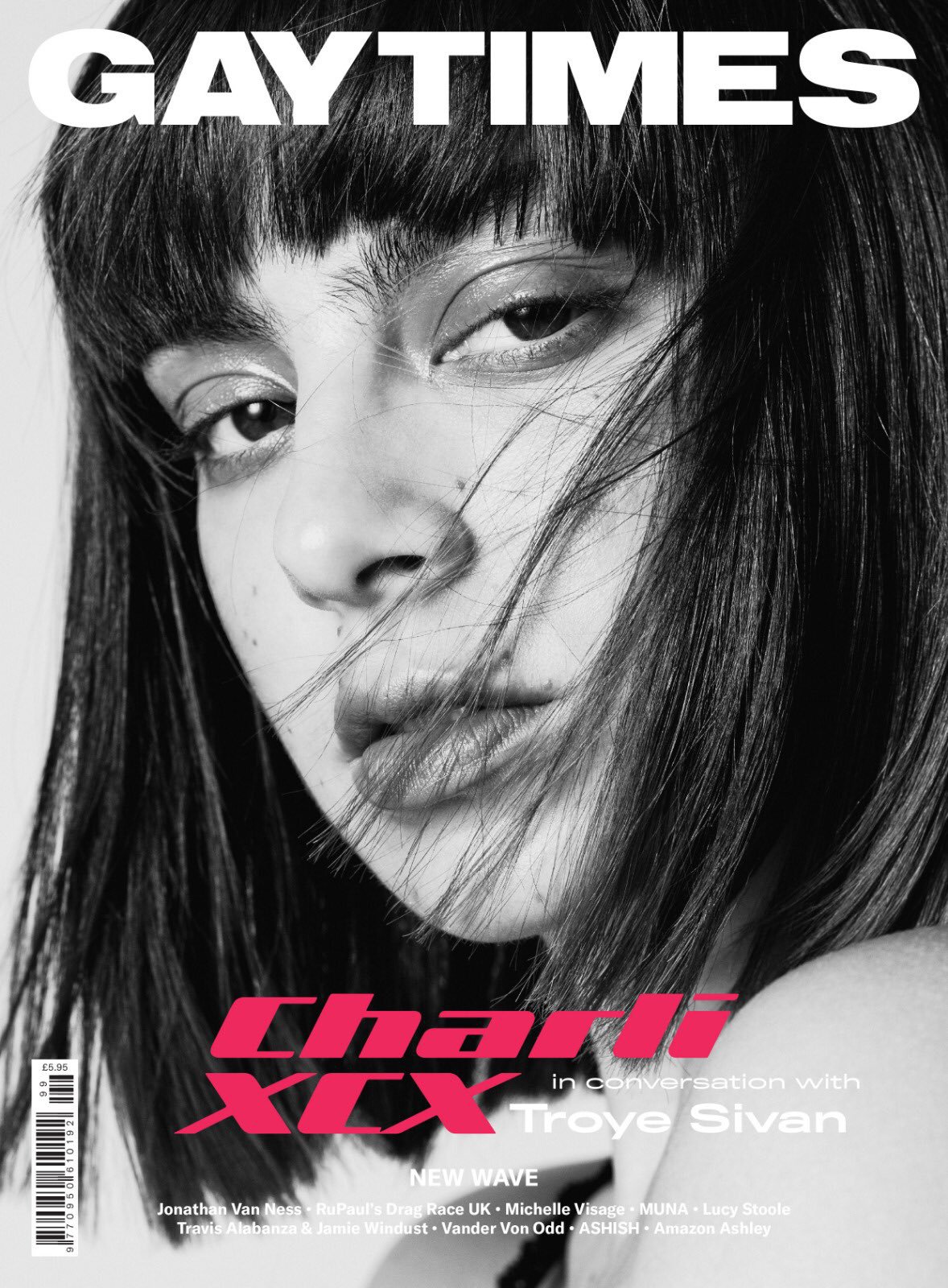 Charli XCX sexy model photo shoot for Gay Time Magazine Issue No. 499 2019