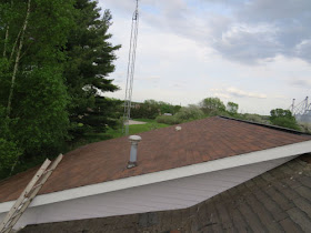 new shingles on a roof