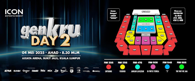 KONSERT GENKRU BAKAL JADI SEBUAH LAGI SEJARAH EPIK MUZIK TEMPATAN
