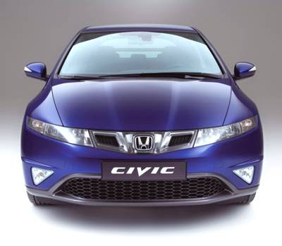 Saloon of the Honda Civic 5D also heartened designer finds