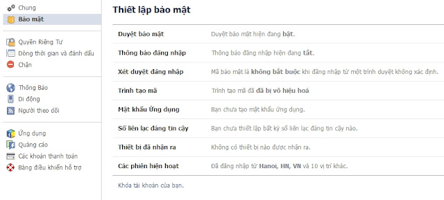 Cách khóa facebook một thời gian