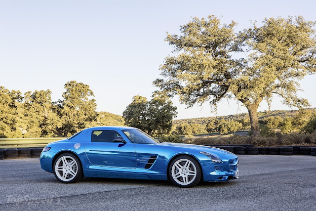 Mercedes Benz SLS AMG Coupe Blue Color, Edition, Series